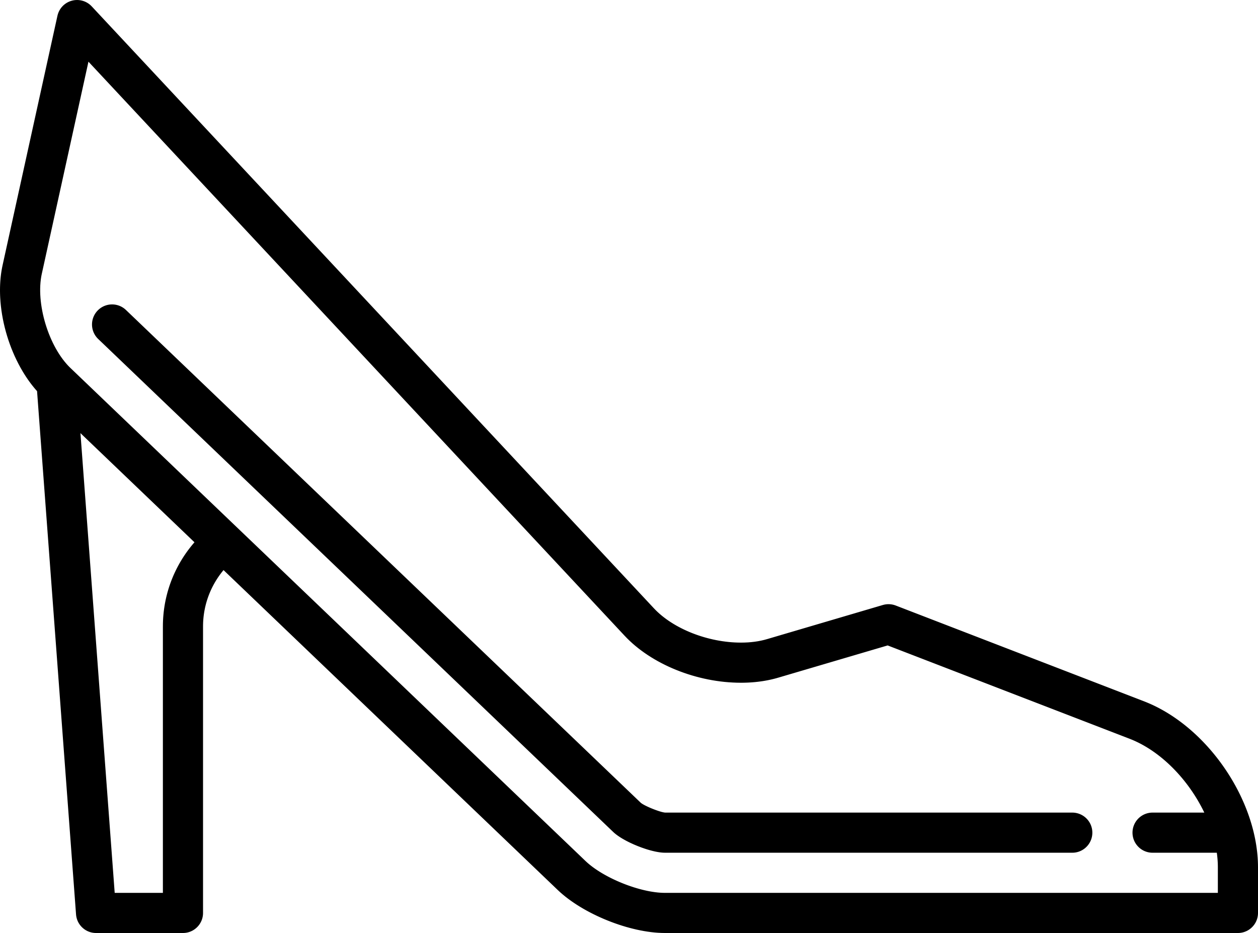 High Heel Line Art Svg Vector Free Vectors